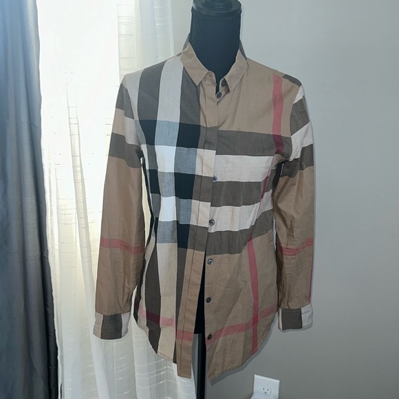 Burberry Brit check print button up - Picture 3 of 7